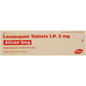 Ativan Pfizer - Lorazepam IP 2mg from UK worldwide